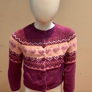 Koala Kids girls button down cardigan